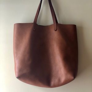 Whiskey Madewell Leather Tote